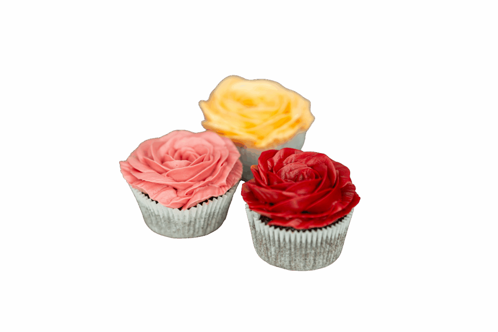 Drei Cupcakes