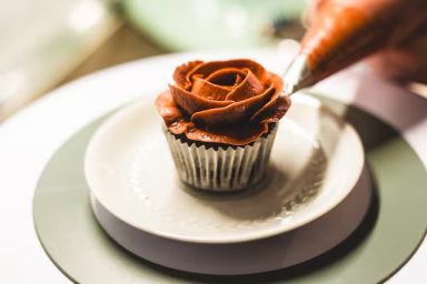 Cupcake Flowers: Rose